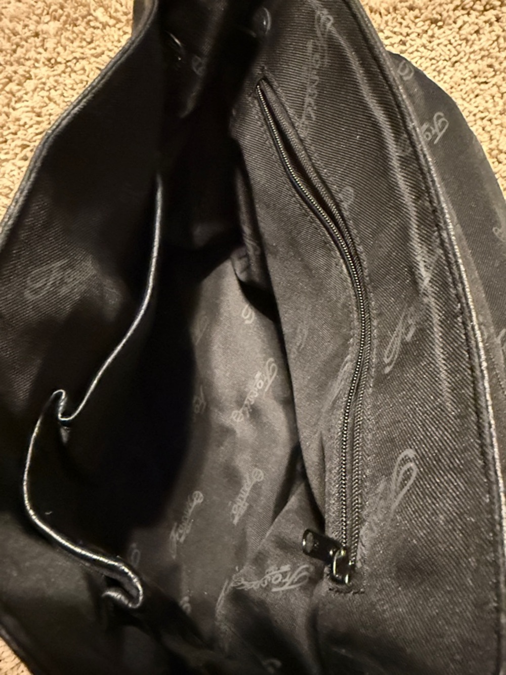 Fossil Black Pebble Leather Top-Handle Briefcase - Picture 3 of 3